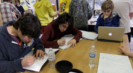 MacBook Pro in class